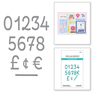Postage Numbers Etched Dies