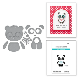 Dancin' Birthday Panda Etched Dies