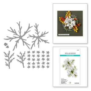 Queen Anne's Lace and Ladybugs Etched Dies