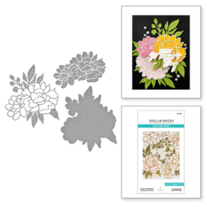 Peony Celebration Etched Dies