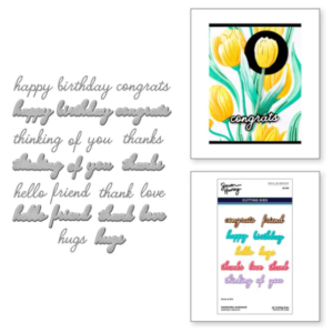Handwritten Sentiments Etched Dies