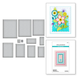 Nested Postage Labels & Tag Etched Dies