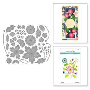 Floral Spray Etched Dies