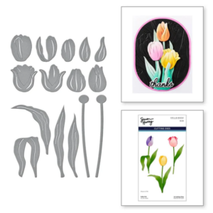 Tulip Trio Etched Dies