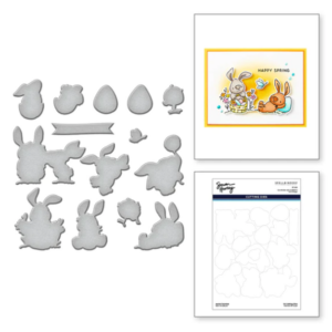 Easter Bunnies Etched Dies S7-244