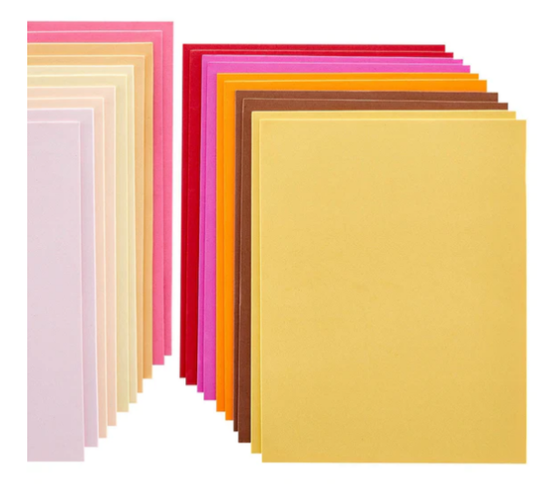 Warm Tones Pop-Up Die Cutting Foam Sheets - 20 Pack