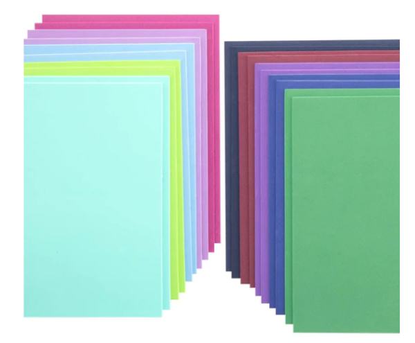 Cool Tones Pop-Up Die Cutting Foam Sheets - 20 Pack