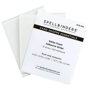 White Foam Adhesive Strips - 2MM