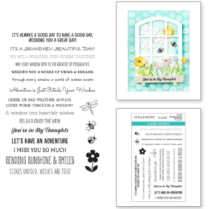 Sending Sunshine Sentiments Clear Stamp Set