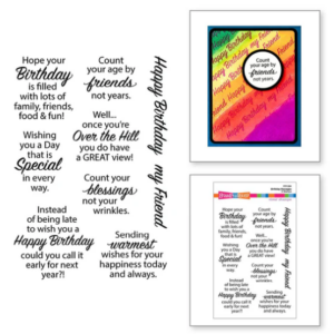 Birthday Messages Clear Stamp Set