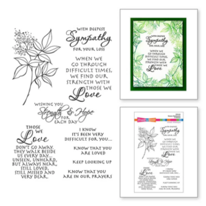 Sincere Sentiments Clear Stamp Set