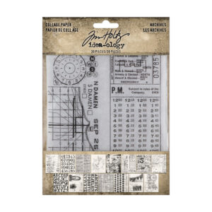 Tim Holtz® Idea-ology™ Paperie - Collage Paper Archives