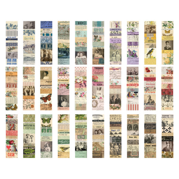 Tim Holtz® Idea-ology™ Paperie - Collage Strips Large - Image 2