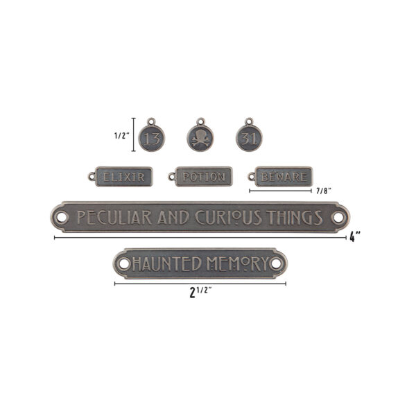 Tim Holtz® Idea-ology™ Findings - Halloween Word Plaques + Tags - Image 2