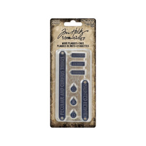 Tim Holtz® Idea-ology™ Findings - Halloween Word Plaques + Tags