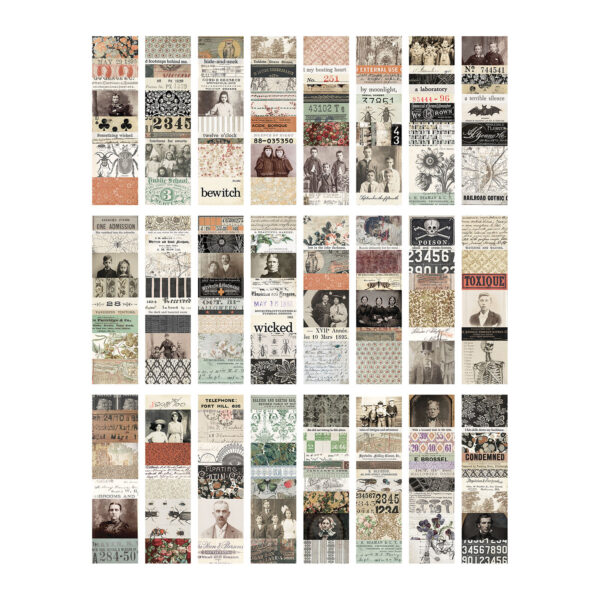 Tim Holtz® Idea-ology™ Paperie - 2024 Halloween Collage Strips Large - Image 3