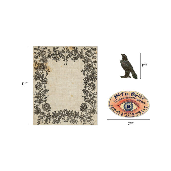 Tim Holtz® Idea-ology™ Paperie - 2024 Halloween Ephemera Pack - Image 2