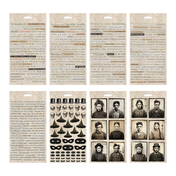 Tim Holtz® Idea-ology™ Paperie - 2024 Halloween Sticker Book - Image 3
