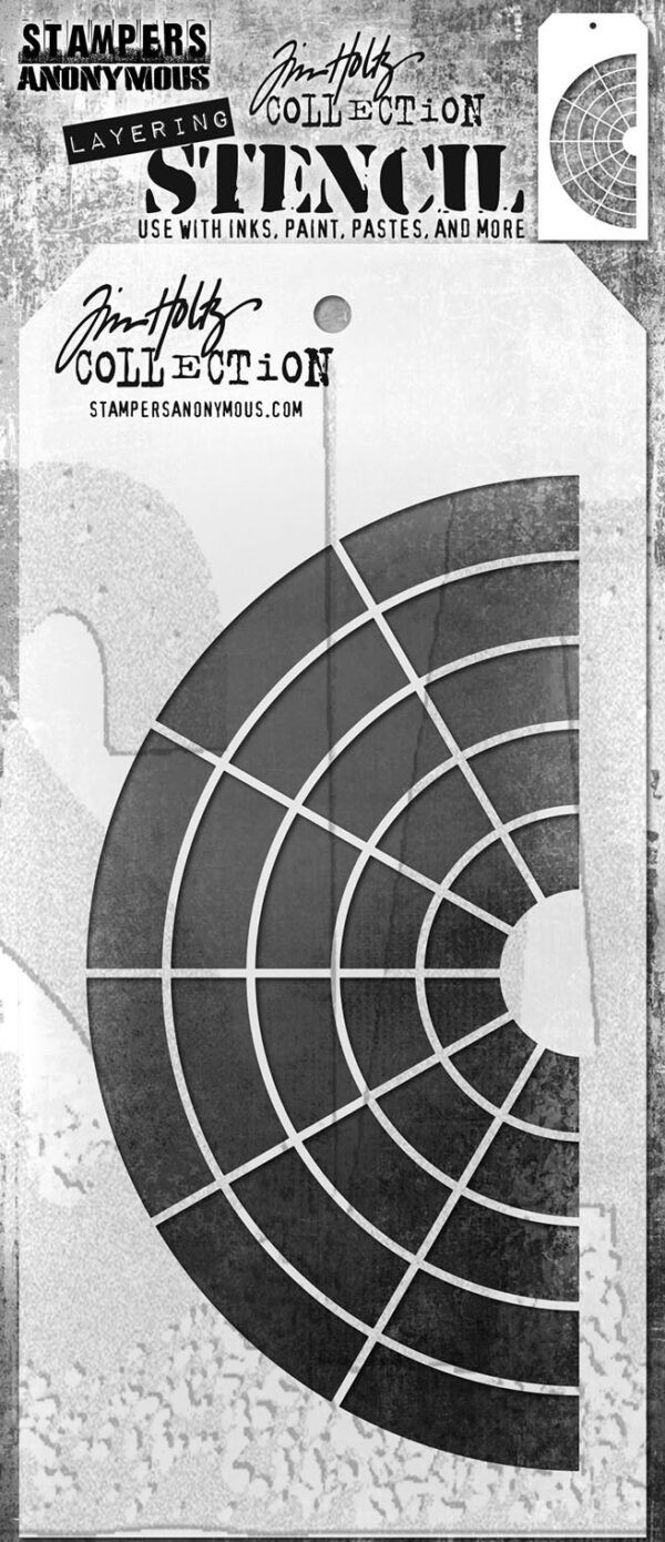 Tim Holtz® Stampers Anonymous Layering Stencils -- Wheel THS179