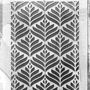 Tim Holtz® Stampers Anonymous Layering Stencils -- Deco Leaf THS181