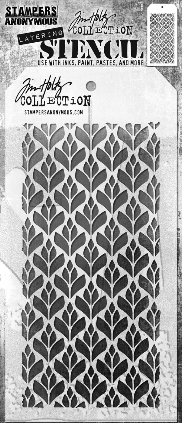 Tim Holtz® Stampers Anonymous Layering Stencils -- Deco Floral THS182