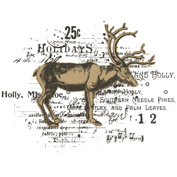 Sizzix Clear Stamp w/Framelit Die - Reindeer Mix Cluster by 49 and Market - Image 2