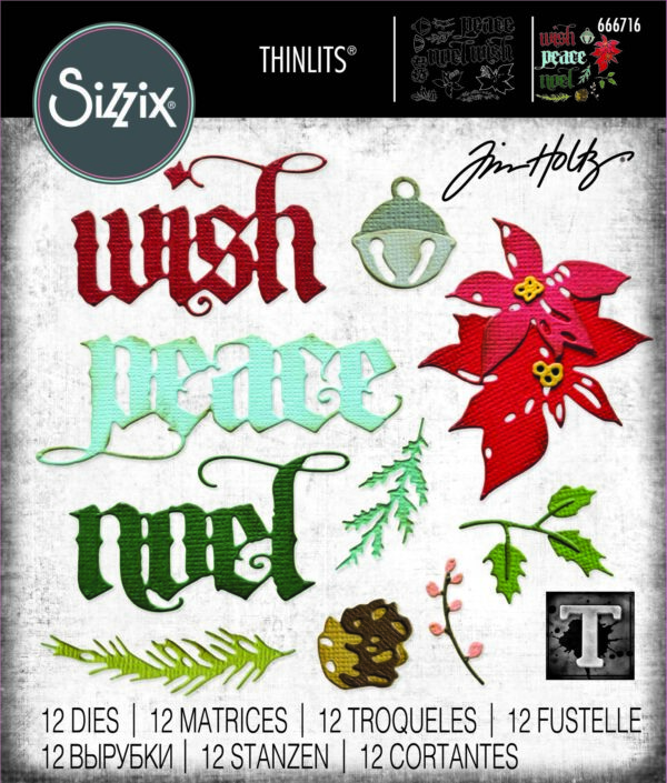 Tim Holtz® Alterations | Sizzix Thinlits™ Die Set 14PK - Vault Holiday Classic
