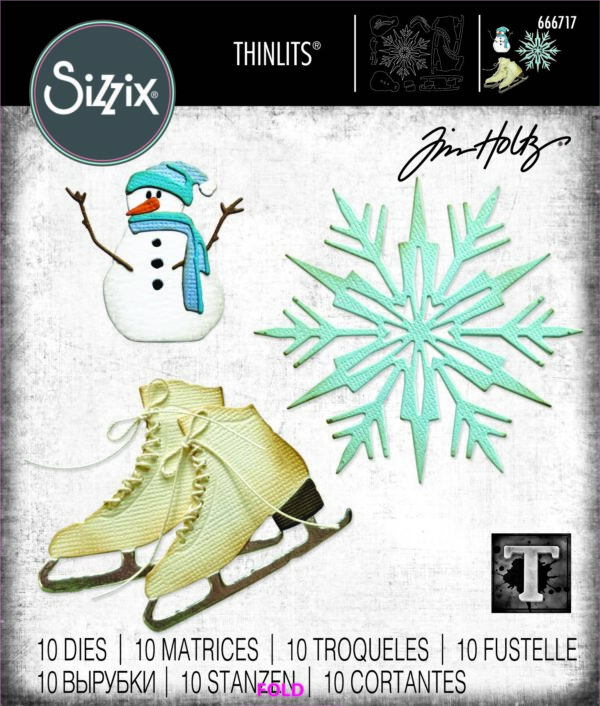 Tim Holtz® Alterations | Sizzix Thinlits™ Die Set 14PK - Vault Winter Wishes