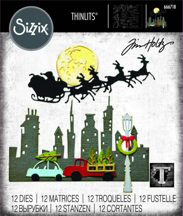 Tim Holtz® Alterations | Sizzix Thinlits™ Die Set 14PK - Vault Christmas Magic