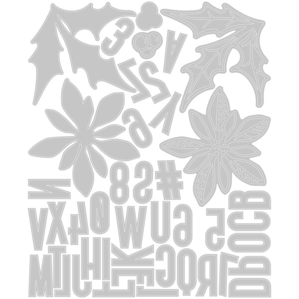 Tim Holtz® Alterations | Sizzix Thinlits™ Die Set 14PK - Vault Seasonal Sketch - Image 3