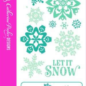 Sizzix Clear Stamps Set 12PK - White Christmas by Catherine Pooler