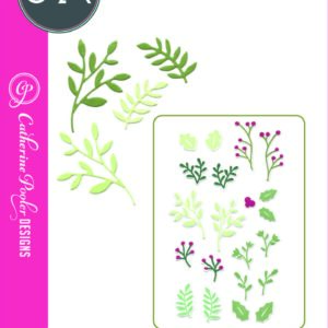 Sizzix Framelits Die Set 25PK - Happy Holly Days #2 by Catherine Pooler