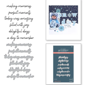 Happiness Sentiments Press Plate & Die Set
