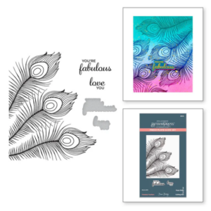 Fabulous Feathers Press Plate & Die Set
