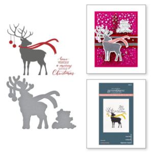 Dashing Reindeer Registration Press Plate & Die Set