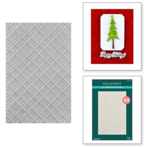 Argyle Plaid 3D Embossing Folder