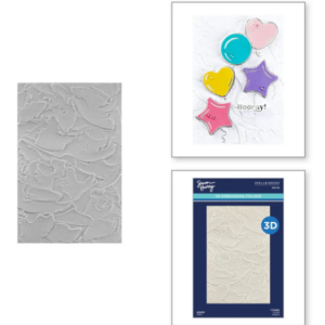 Plaster 3D Embossing Folder