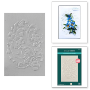 Norwegian Rosemaling 3D Embossing Folder