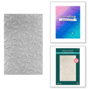 Holiday Lights 3D Embossing Folder