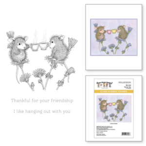 Tea for Two Cling Rubber Stamp Set
