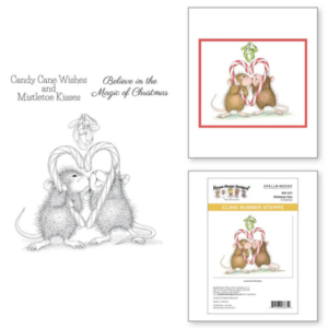 Mistletoe Kiss Cling Rubber Stamp Set