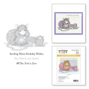 Knit One Cling Rubber Stamps