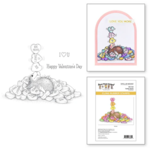 Candy Hearts Cling Rubber Stamps