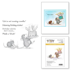 Birthday Wishes Cling Rubber Stamp Set