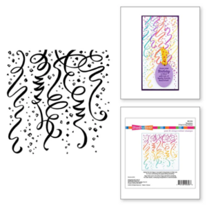 Stampendous Streamers Cling Rubber Stamp Set
