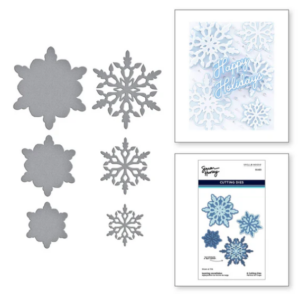 Layering Snowflakes Etched Dies