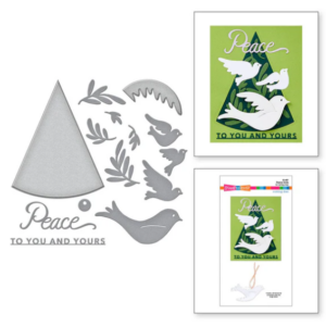 Peace Dove Etched Dies