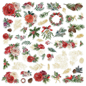 Handmade Holidays Floral Die Cuts