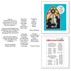 Season of Wonder Sentiments Clear Stamp Set