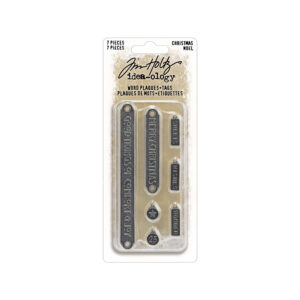 Tim Holtz® Idea-ology™ Findings - Christmas Word Plaques + Tags 2024